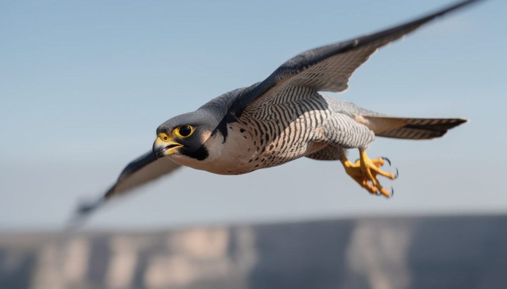 découvrez la vitesse exceptionnelle du faucon en pleine chasse, un record de rapidité dans le règne animal.