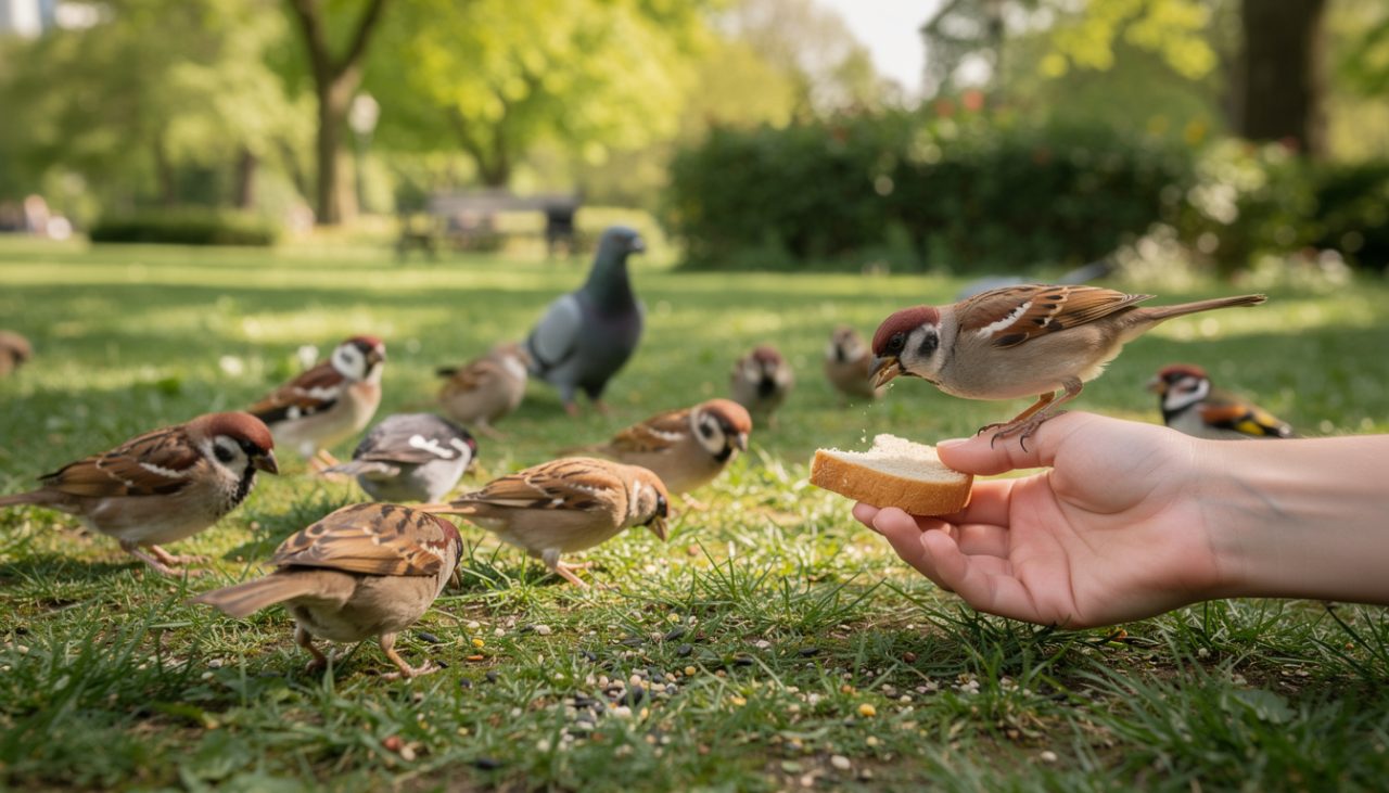 Peut-on donner du pain aux oiseaux sans danger pour leur santé
