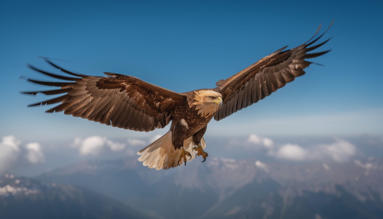La vitesse de l&rsquo;aigle royal en vol et ses records impressionnants